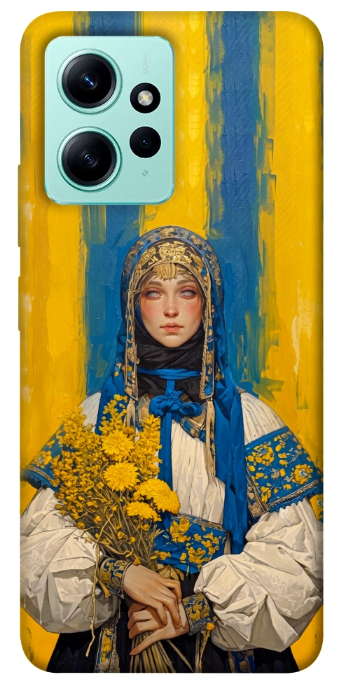Чехол Ukrainian woman для Xiaomi Redmi Note 12 4G