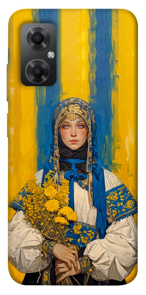 Чехол Ukrainian woman для Xiaomi Redmi Note 11R
