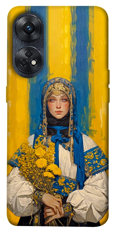 Чехол Ukrainian woman для Oppo Reno 8 T 4G