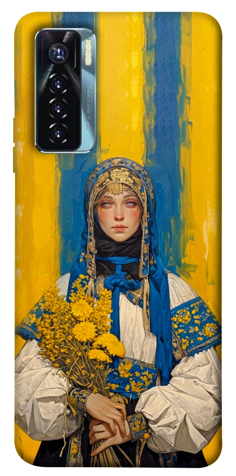 Чехол Ukrainian woman для TECNO Camon 17 Pro