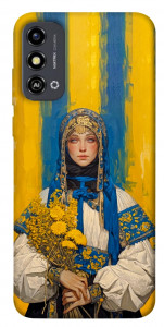 Чохол Ukrainian woman для ZTE Blade A53