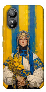 Чехол Ukrainian woman для ZTE Blade L220