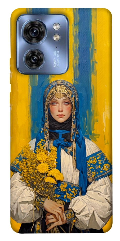 Чехол Ukrainian woman для Motorola Edge 40