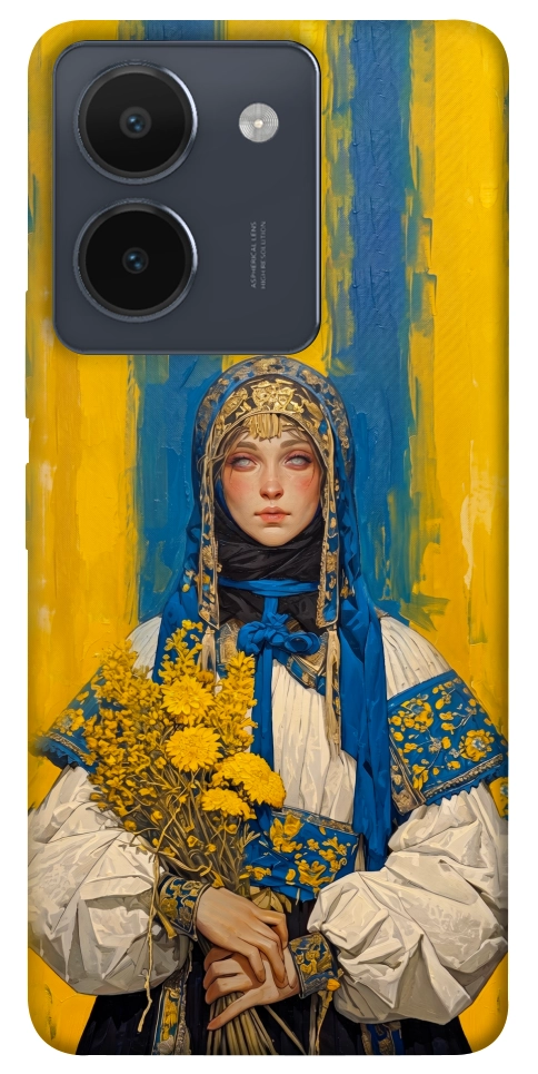 Чехол Ukrainian woman для Vivo Y36