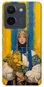 Чохол Ukrainian woman для Vivo Y36