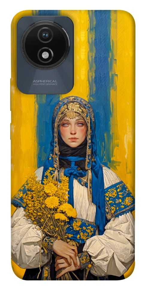 Чохол Ukrainian woman для Vivo Y02