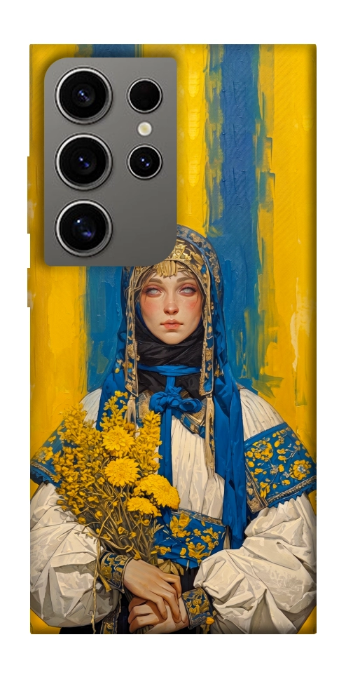 Чехол Ukrainian woman для Galaxy S24 Ultra