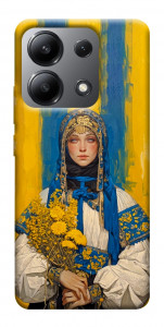 Чехол Ukrainian woman для Xiaomi Redmi Note 13 4G