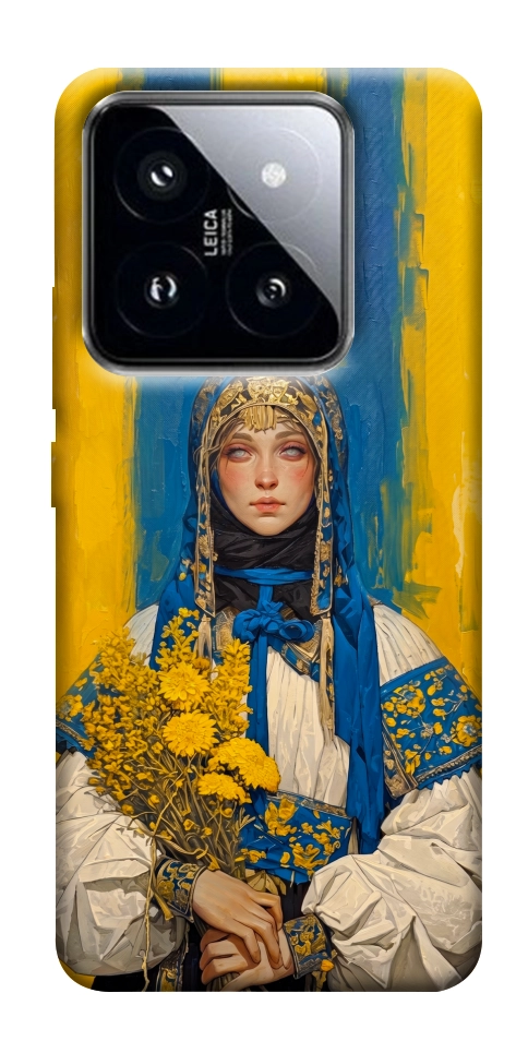 Чохол Ukrainian woman для Xiaomi 14 Pro