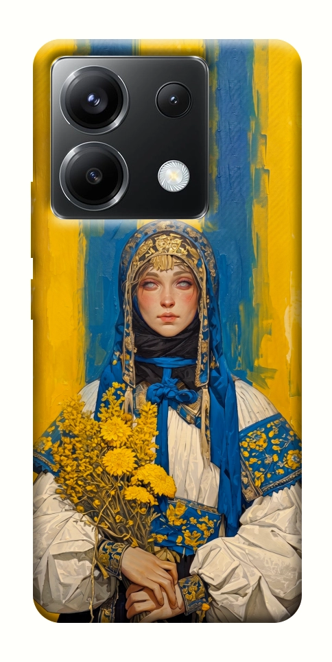 Чехол Ukrainian woman для Xiaomi Poco X6
