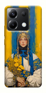 Чехол Ukrainian woman для Xiaomi Poco X6