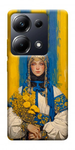 Чехол Ukrainian woman для Xiaomi Poco M6