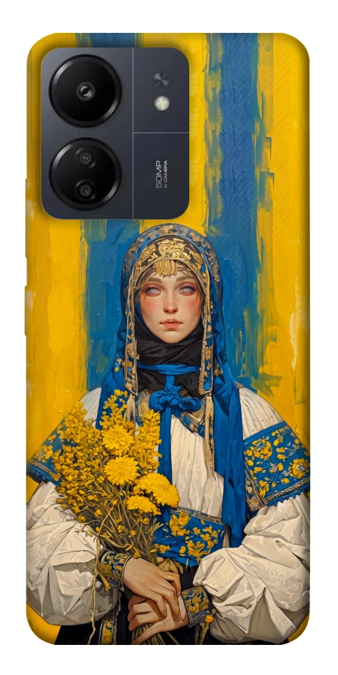 Чохол Ukrainian woman для Xiaomi Poco C65