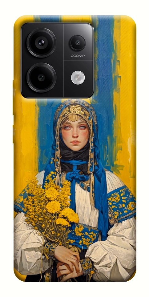 Чехол Ukrainian woman для Xiaomi Redmi Note 13 Pro 4G