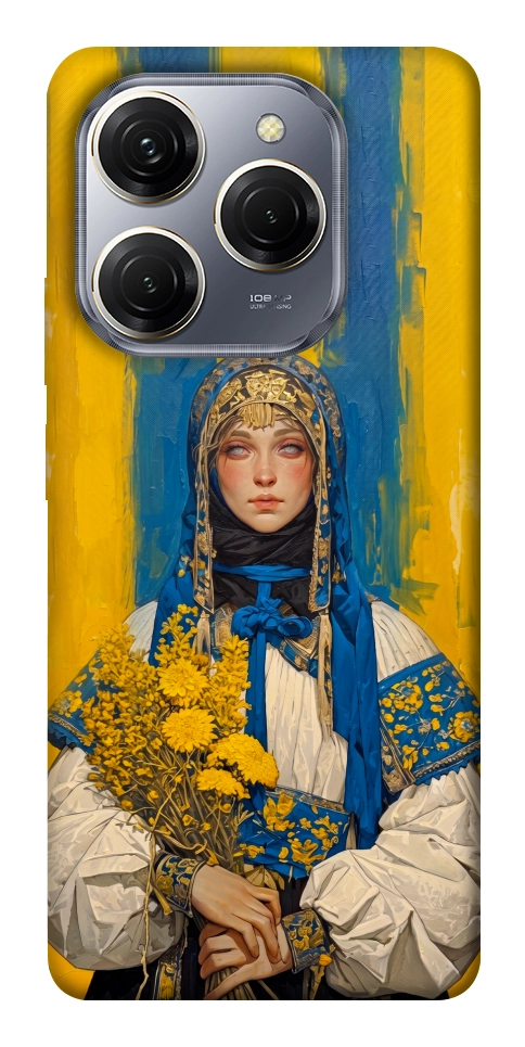 Чехол Ukrainian woman для TECNO Spark 20 Pro