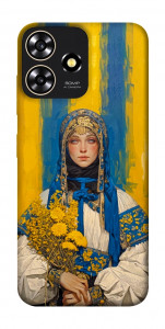 Чехол Ukrainian woman для ZTE Blade A73 4G