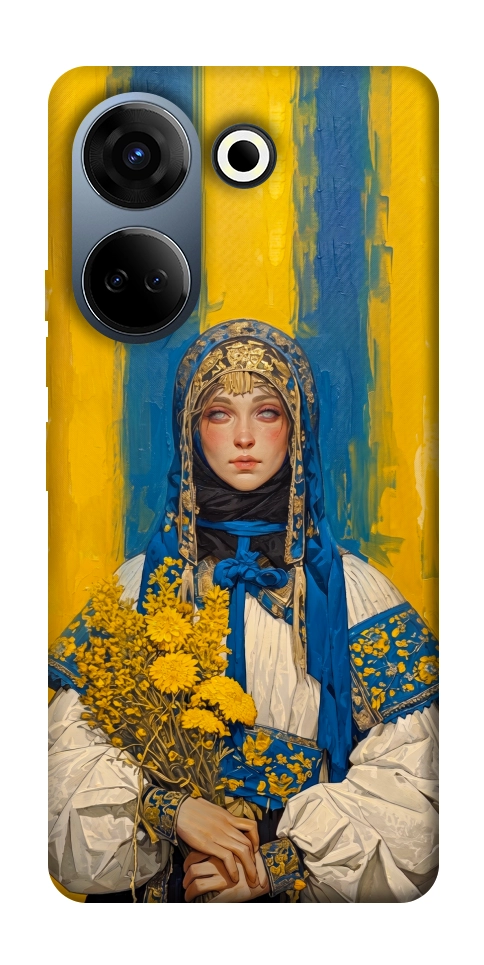 Чехол Ukrainian woman для TECNO Camon 20 Pro (CK7n)