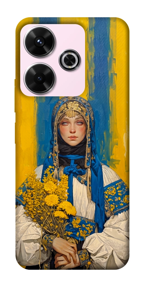 Чехол Ukrainian woman для Xiaomi Redmi 13 4G