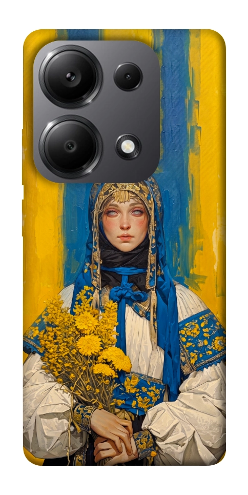 Чехол Ukrainian woman для Xiaomi Redmi Note 13 Pro 5G
