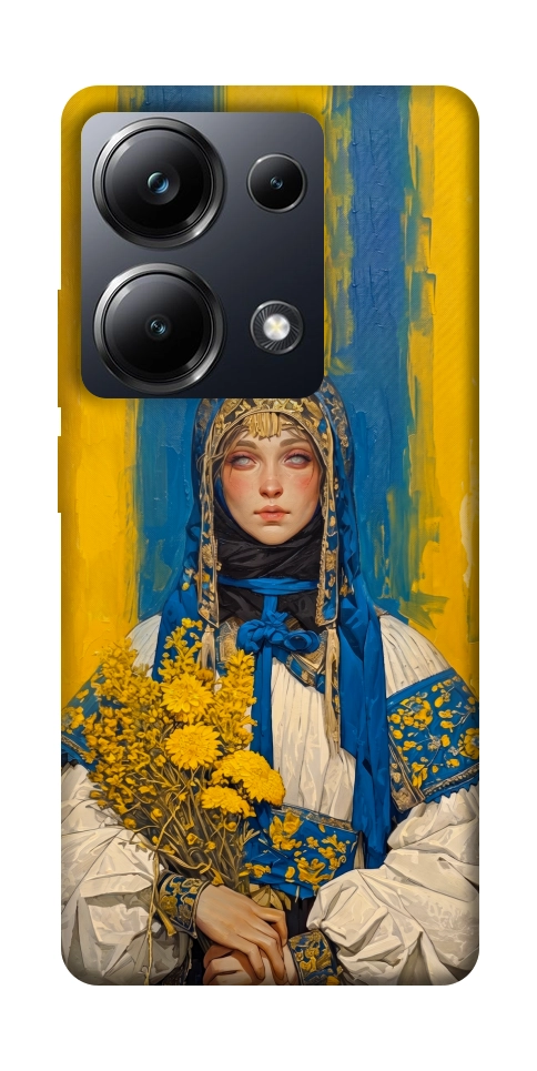 Чехол Ukrainian woman для Xiaomi Poco M6 Pro 4G
