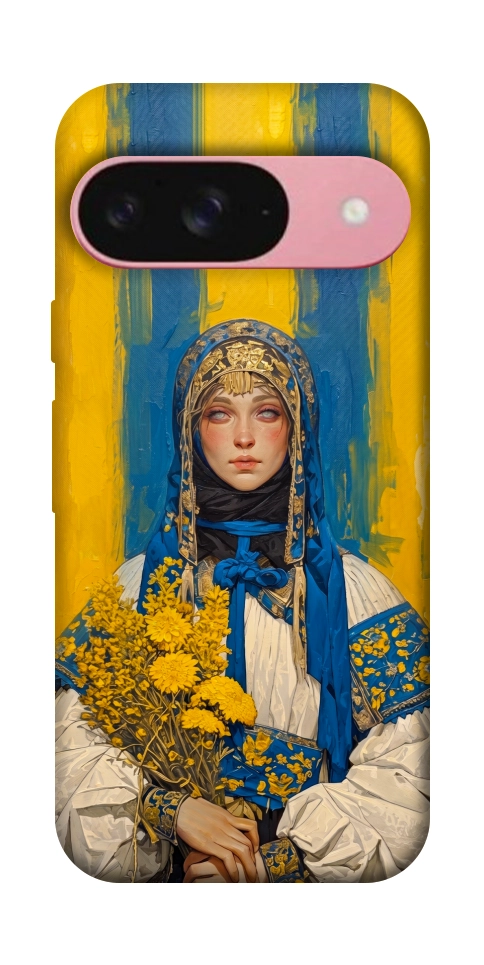 Чехол Ukrainian woman для Google Pixel 9