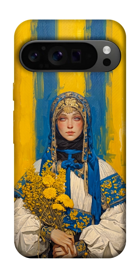 Чехол Ukrainian woman для Google Pixel 9 Pro