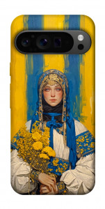 Чехол Ukrainian woman для Google Pixel 9 Pro