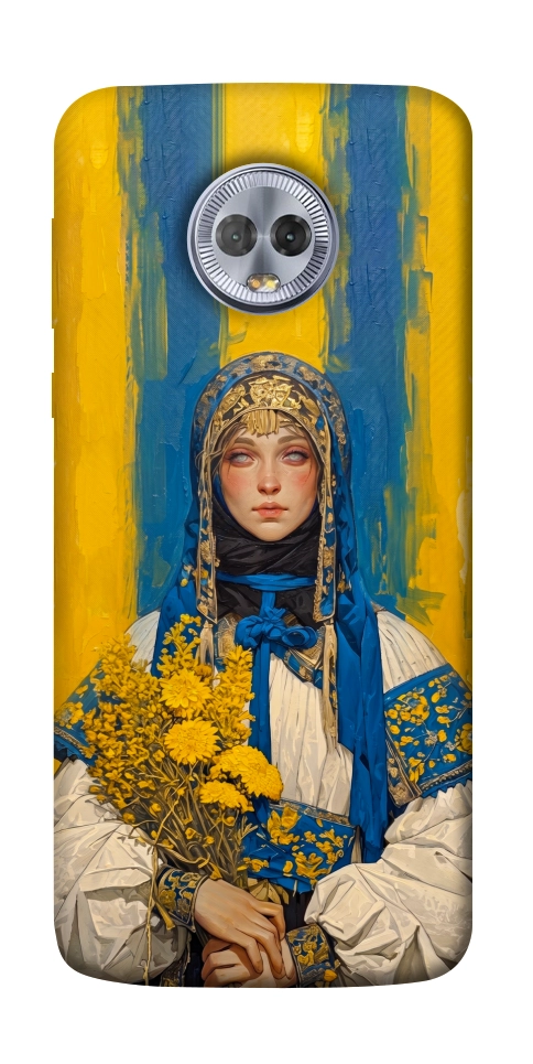 Чехол Ukrainian woman для Motorola Moto G6 Plus