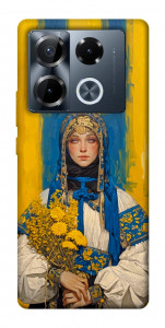 Чехол Ukrainian woman для Infinix Note 40 Pro 4G