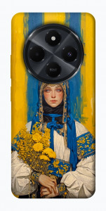 Чехол Ukrainian woman для Xiaomi Redmi 14C