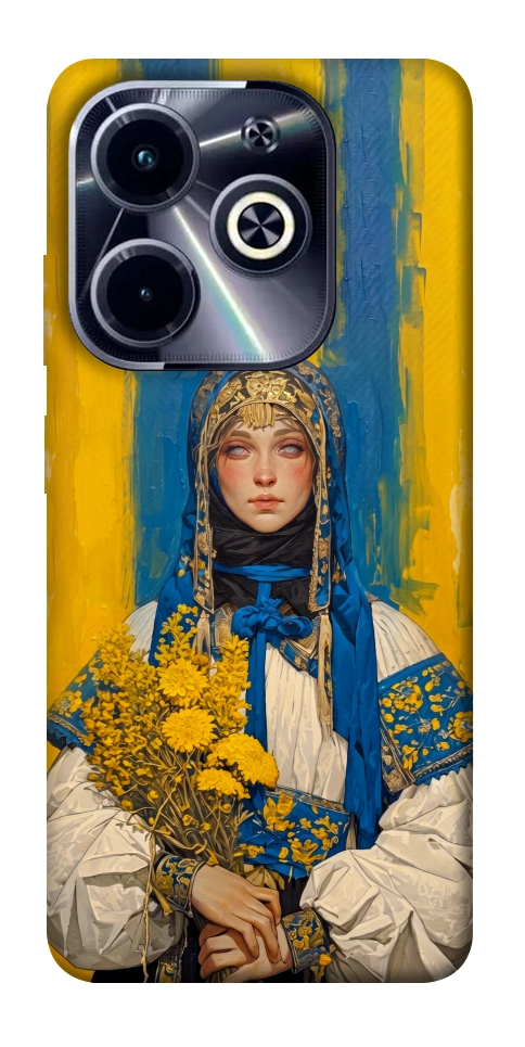 Чехол Ukrainian woman для TECNO Spark 20