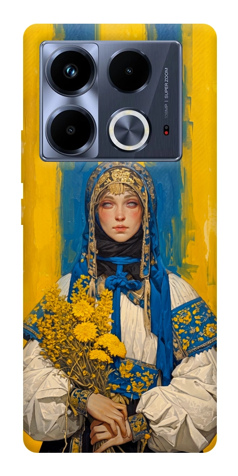 Чехол Ukrainian woman для Infinix Note 40 4G