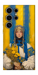 Чехол Ukrainian woman для Galaxy S25 Ultra