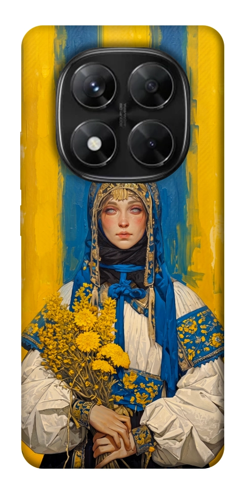 Чехол Ukrainian woman для Xiaomi Redmi Note 14 Pro 5G