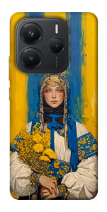Чехол Ukrainian woman для Xiaomi Redmi Note 14 5G