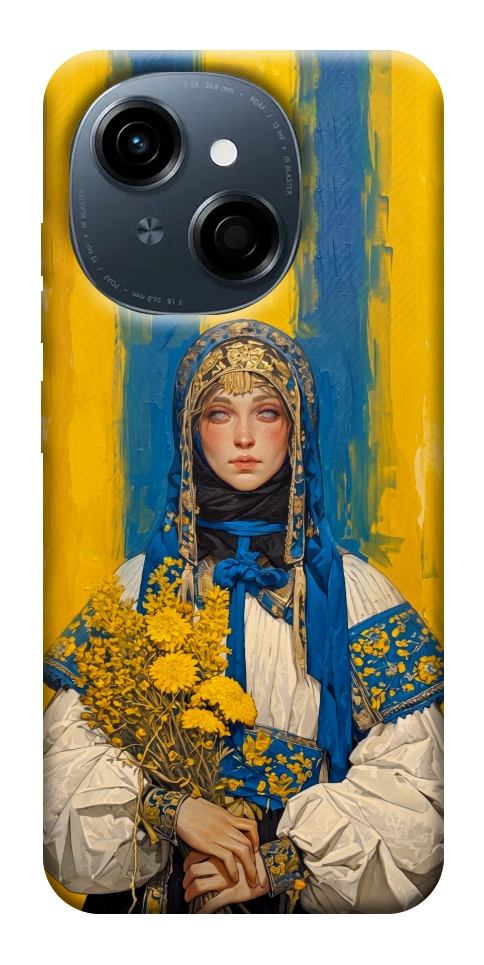 Чехол Ukrainian woman для TECNO Spark Go 1 (KL4)