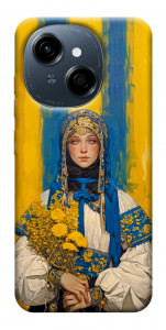 Чохол Ukrainian woman для TECNO Spark Go 1 (KL4)