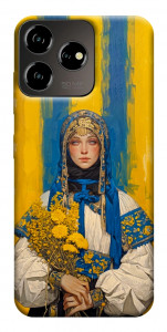 Чохол Ukrainian woman для ZTE Blade V50 Design 4G