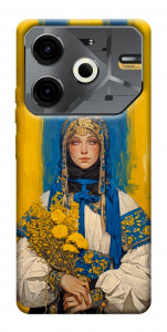 Чехол Ukrainian woman для TECNO Pova 6 Neo (LI6)