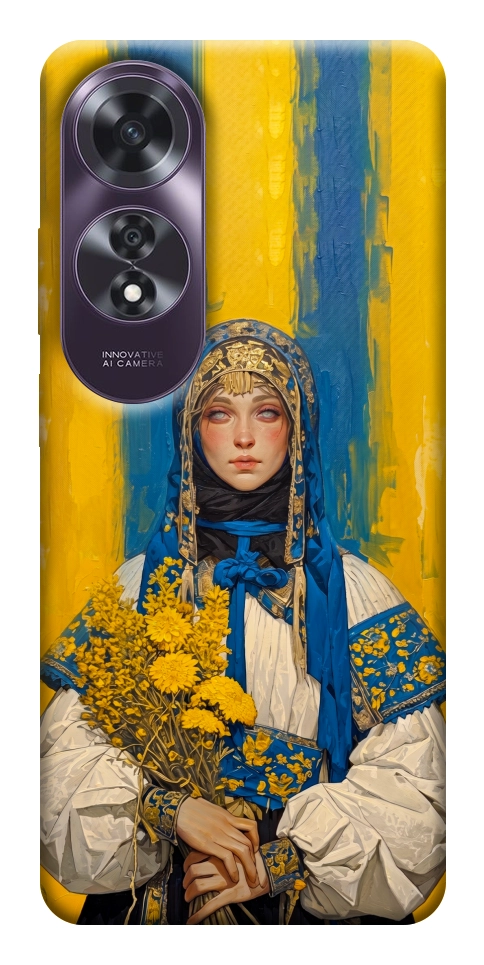 Чехол Ukrainian woman для Oppo A60 4G