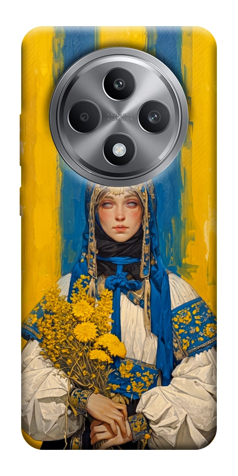 Чехол Ukrainian woman для Oppo Reno 12 F 4G