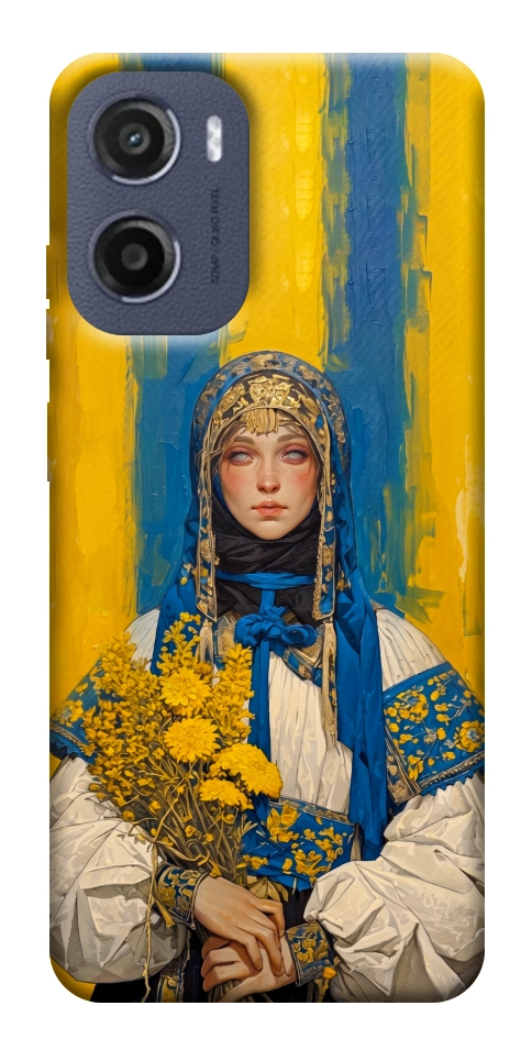 Чохол Ukrainian woman для Motorola Moto G05