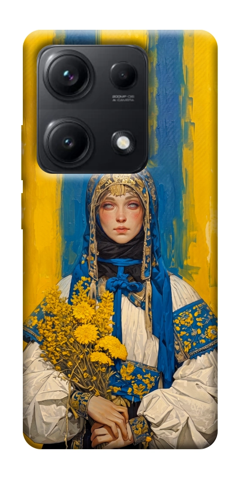 Чехол Ukrainian woman для Xiaomi Redmi Note 14S