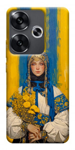Чехол Ukrainian woman для Xiaomi Poco F6
