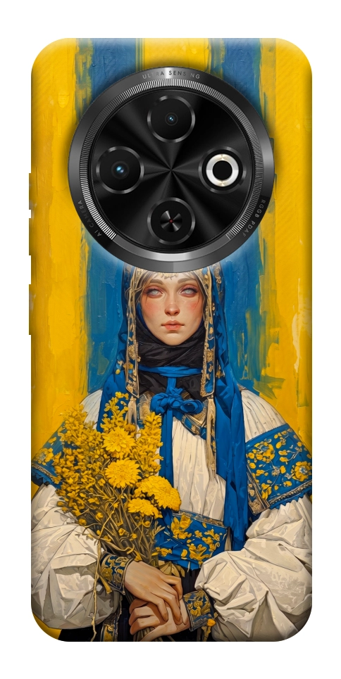 Чехол Ukrainian woman для TECNO Spark 30C (KL5n)