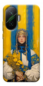 Чехол Ukrainian woman для Xiaomi Poco F7