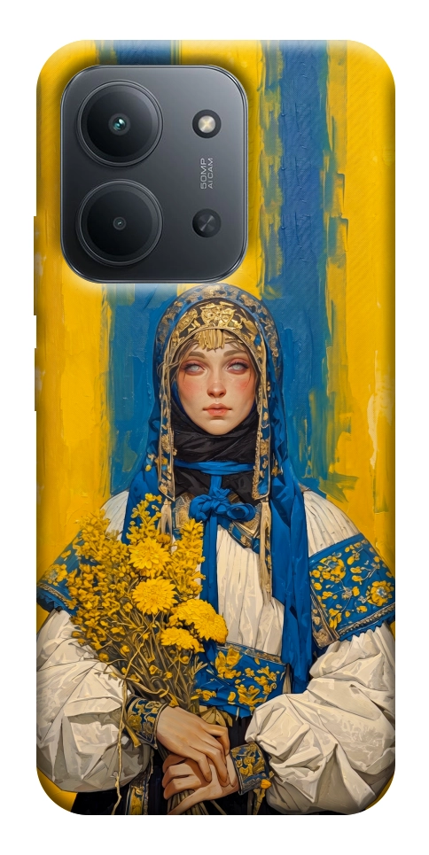Чехол Ukrainian woman для Xiaomi Redmi 15C (Europe version)