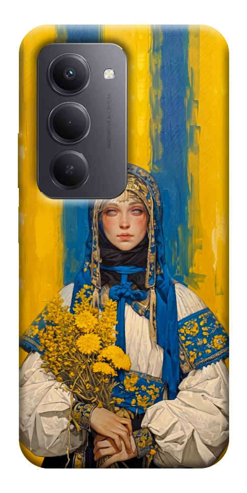 Чохол Ukrainian woman для Xiaomi Redmi 15 (Europe version)