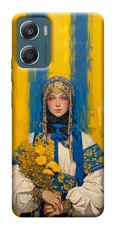 Чохол Ukrainian woman для Motorola Moto G06
