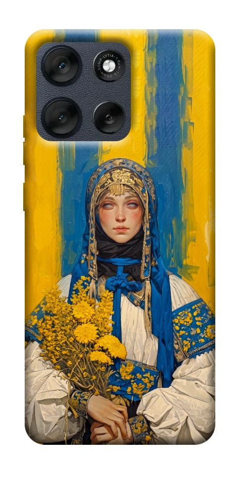 Чохол Ukrainian woman для Motorola Moto G56 5G